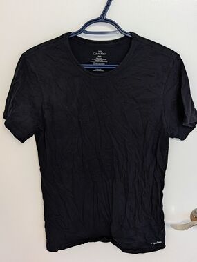 Calvin Klein Black Short Sleeve Crew Neck Tee
